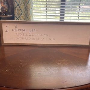 Pair of Hobby Lobby home wall decor